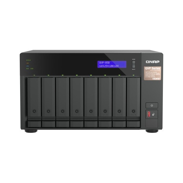 QNAP-1401203-QVP-85B-QNAP QVP-85B Servidor de Armazenamento NAS Intel® Core ™ Tower I5 32 GB DDR4 QVR PRON Drive