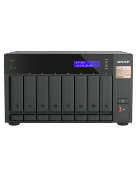 QNAP-1401203-QVP-85B-QNAP QVP-85B Servidor de Armazenamento NAS Intel® Core ™ Tower I5 32 GB DDR4 QVR PRON Drive