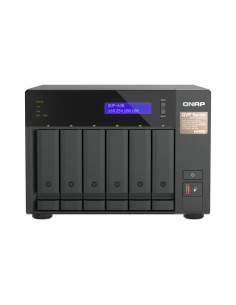 QNAP-1401202-QVP-63B-QNAP QVP-63B servidor de almacenamiento NAS Torre Intel® Core™ i3 16 GB DDR4 0 TB Negro