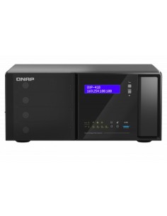 QNAP-1401201-QVP-41B-8G-P-QNAP QVP-41B-8G-P Network Gravador de Vídeo (NVR) Preto