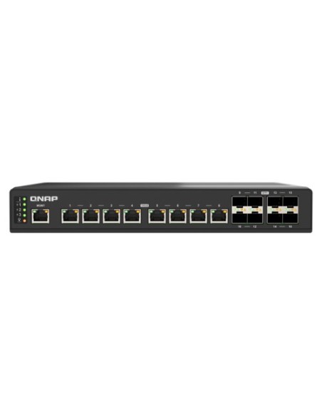 QNAP-1395812-QSW-IM3216-8S8T-QNAP QSW-IM3216-8S8T switch Gestionado 10G Ethernet (100/1000/10000) Negro