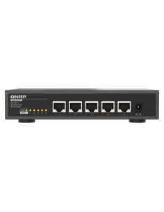 QNAP-1395811-QSW-3205-5T-QNAP QSW-3205-5T switch No administrado 10G Ethernet (100/1000/10000) Escritorio Negro