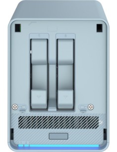 QNAP-1395809-QMIROPLUS-201W-EU-QNAP QMiroPlus-201W NAS Escritorio Intel® Celeron® J4125 4 GB DDR4 0 TB QNAP Turbo System Azul
