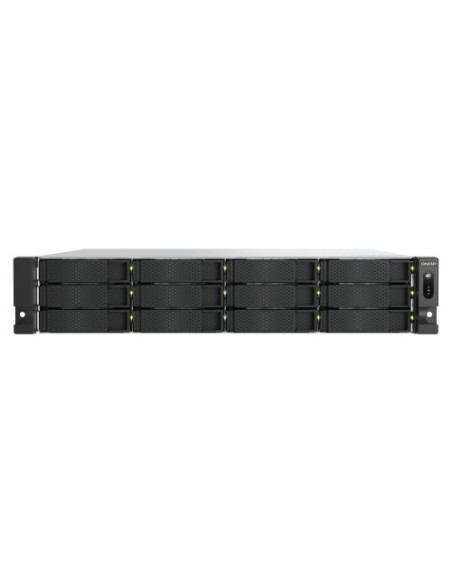 QNAP-1374553-TS-H1277AXU-RP-R7-32G-QNAP TS-H1277AXU-RP NAS Bastidor (2U) Ethernet Negro E-2136