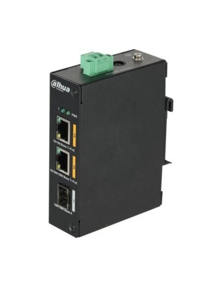Dahua-1372844-1.0.01.20.10689-(DH-PFS3103-1GT1ET-60-V2) Switch Dahua Industrial 3 portas, 2 PoE