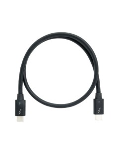 QNAP-1371837-CAB-TBT4-0M5-QNAP CAB-TBT4-0M5 cable Thunderbolt 0,5 m 40 Gbit/s Negro
