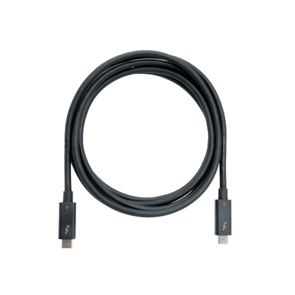 QNAP-1371836-CAB-TBT4-2M-QNAP CAB-TBT4-2M cable Thunderbolt 40 Gbit/s Negro