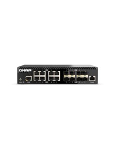 QNAP-1371828-QSW-M3216R-8S8T-QNAP QSW-M3216R-8S8T switch Gestionado L2/L3 10G Ethernet (100/1000/10000) 1U Negro