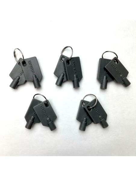 QNAP-1367136-KEY-02-10PCS-QNAP KEY-02-10PCS accesorio de bastidor Llave de cierre
