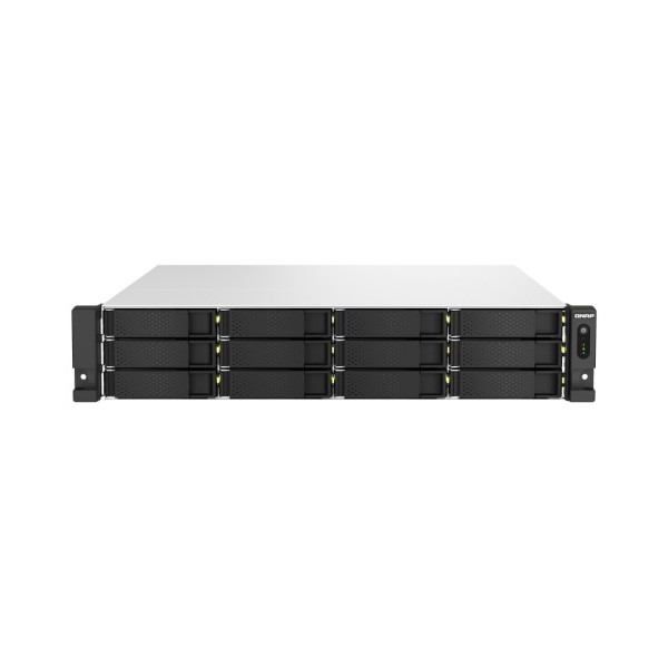 QNAP-1361565-TS-H1887XU-RP-E2336-32G-QNAP TS-H1887XU-RP NAS Rasting (2U) Ethernet Preto, Branco E-2336
