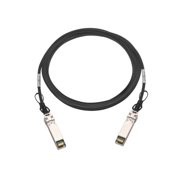 QNAP-1359363-CAB-DAC15M-Q28B4-QNAP CAB-DAC15M-Q28B4 cable de fibra optica 1,5 m QSFP28 Negro