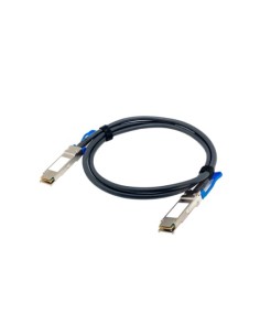 QNAP-1359362-CAB-DAC15M-Q28-QNAP CAB-DAC15M-Q28 cable de fibra optica 1,5 m QSFP28 Negro