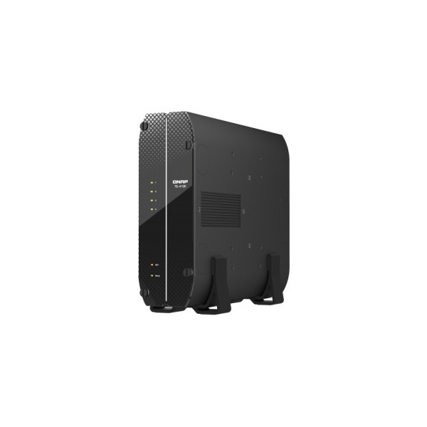QNAP-1359359-TS-410E-8G-QNAP TS-410E NAS Ethernet Tower Black J6412