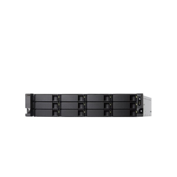 QNAP-1354218-TS-H1886XU-RP-R2-D1622-32-QNAP TS-H1886XU-RP-R2 NAS Bastidor (3U) Ethernet Negro, Gris D-1622