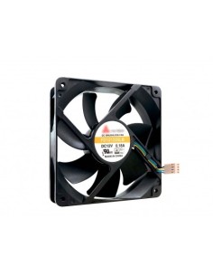 QNAP-1342199-FAN-12CM-T01-QNAP FAN-12CM-T01 ventilador de PC Universal Negro