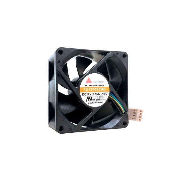 QNAP-1342195-FAN-7CM-T01-QNAP FAN-7CM-T01 ventilador de PC Universal Negro