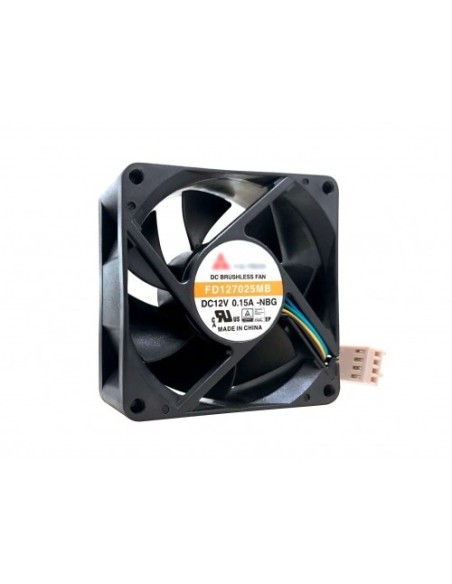 QNAP-1342195-FAN-7CM-T01-QNAP FAN-7CM-T01 ventilador de PC Universal Negro