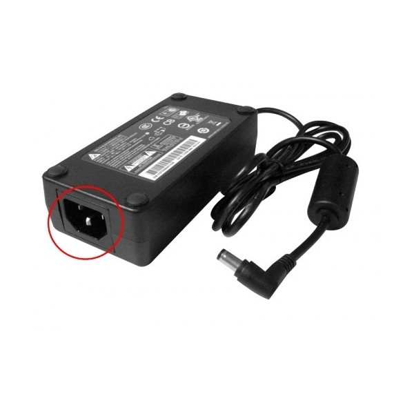 QNAP-1342160-PWR-ADAPTER-90W-A01-QNAP PWR-ADAPTER-90W-A01 adaptador e inversor de corriente Interior Negro