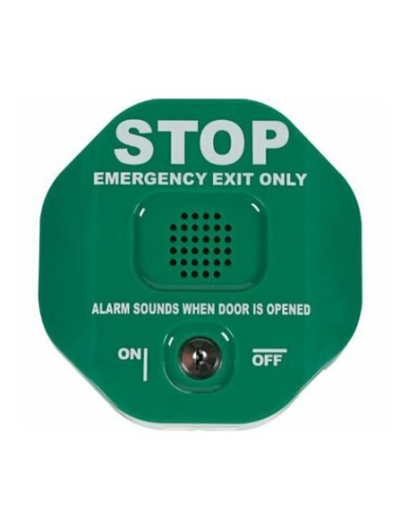 Acquistare STI STI 6400/G STI. Allarme per uscita della porta di emergenza. Disattivazione tramite chiave. Colore verde.