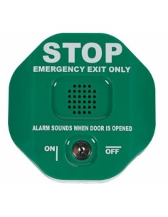 Acquistare STI STI 6402/G STI. Allarme per uscita di emergenza a doppia anta. Disattivazione tramite chiave. Colore verde.