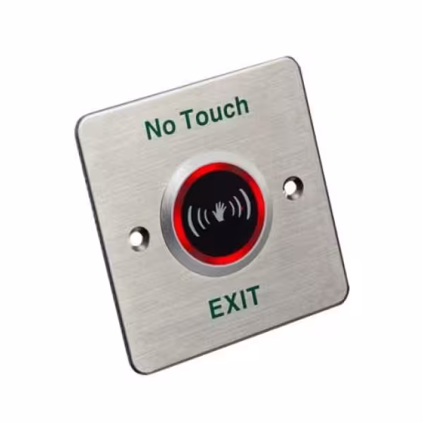 Acheter HIKVISION BASIC DS-K7P03 HIKBASIC. Bouton-poussoir de sortie métallique sans contact avec indicateur LED.