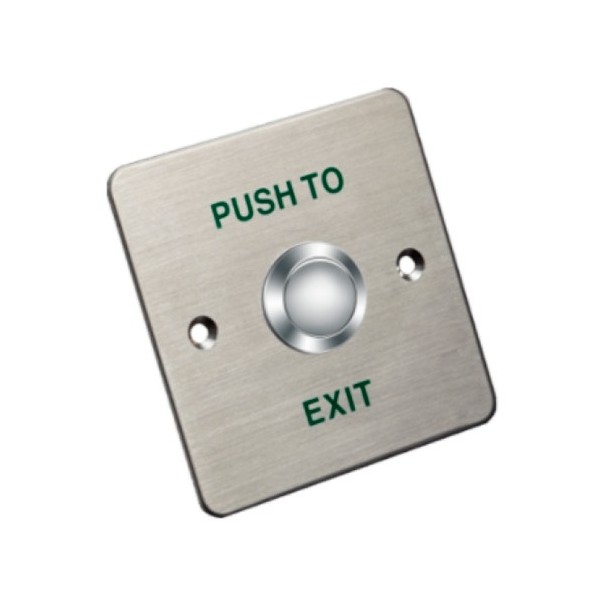 Acheter HIKVISION BASIC DS-K7P01 HIKBASIC. Bouton-poussoir de sortie métallique à encastrer.