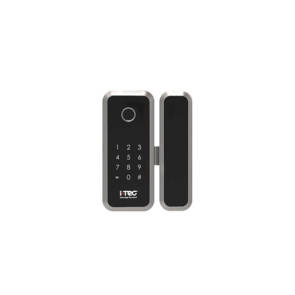 Acquistare ITEC IMGLASS DV ITEC. Serratura elettronica per porte in vetro doppio con lettura di prossimità Mifare, PIN, impronta