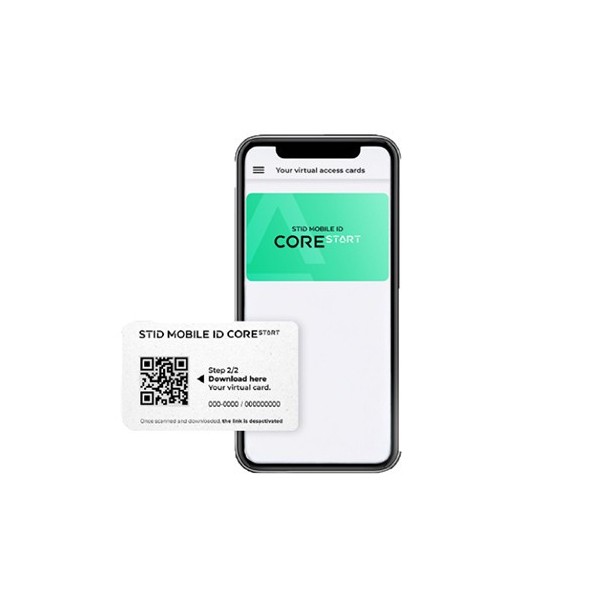 Acquistare STID VCARD-PC3-AW STID. Carta virtuale anonima STid Mobile ID® CORE Start pronta per il download tramite codice QR