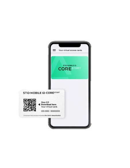 Kaufen STID VCARD-PC3-AW STID. Anonyme virtuelle Karte STid Mobile ID® CORE Start, bereit zum Download per QR-Code