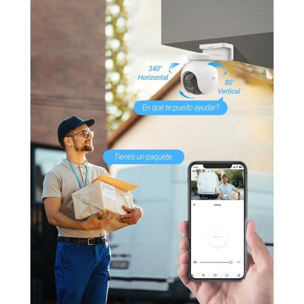 EZVIZ EZVIZ-59 EB8-4G Solar kit Kit Cámara y Panel Solar EB8 4G 2K