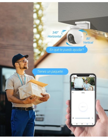 EZVIZ EZVIZ-59 EB8-4G Kit Solar Kit Câmera e Painel Solar EB8 4G 2K