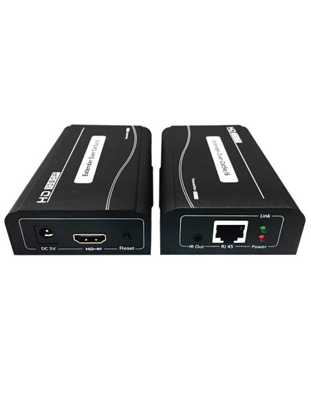 FOLKSAFE FOLKSAFE-19 FS-HD2102E Transmisor - Receptor señales HDMI a través de un único estándar Cat5e/6 150m Folksafe