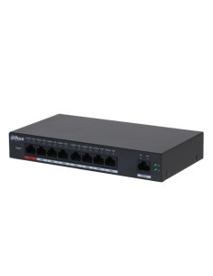 Dahua S4100-8GT1GT-96-C Switch PoE 2.0 8 puertos Gigabit + 1RJ45 Uplink Gigabit 96W Gestionable en Cloud Layer2