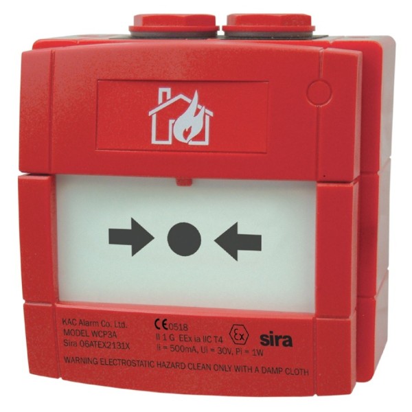 Acquistare TYCO MCP220EX TYCO. Pulsante manuale di allarme stagno per sistemi convenzionali a sicurezza intrinseca