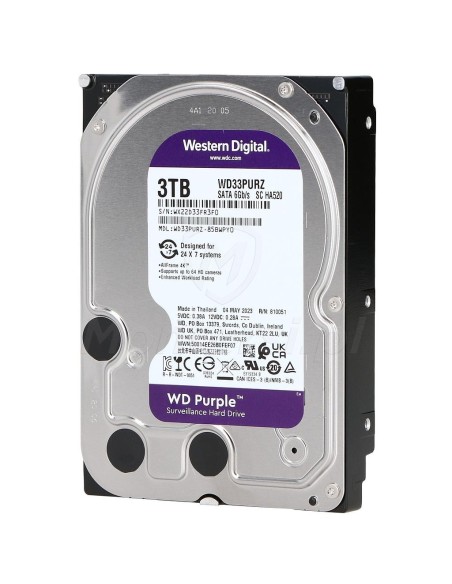 Comprar WESTERN DIGITAL WESTERN-4 Disco Duro de 3 Tb ( 3072 Gb ) Western Digital Purple. WD33PURZ