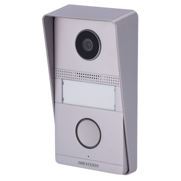 HIKVISION DS-KV1101-ME2/Surface Videoportero 2 hilos analógico - Cámara 2 Mpx | Audio bidireccional - 2 relés - Plug &amp Play -