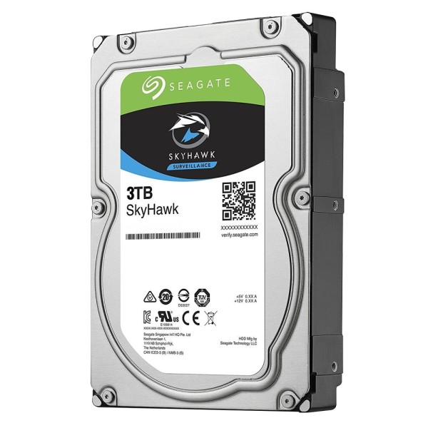 SEAGATE HD3TB-S Disco duro Seagate Skyhawk - Capacidad 3 TB - Interfaz SATA 6 Gb/s - Modelo ST3000VX006 - Especial para Videogra