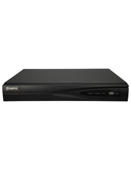 Safire SF-XVR6104AS-1Face VCR 5N1 Safire - 4CH HDTVI / HDCVI / AHD / CVBS / 4 + 1 IP - 4MPX Lite (15fps) - HDMI Saída Full HD 