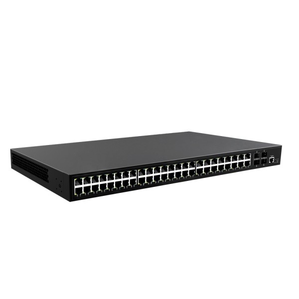 OEM SW5248-MGF-600 Switch PoE Gestionable - 48 puertos PoE + 4 Gigabit SFP - Velocidad 10/100/1000 Mbps - 30 W por puerto 802.3a