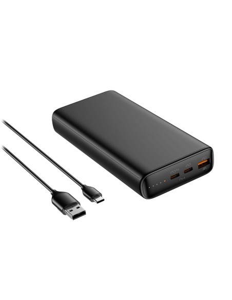 VEGER VG-W2032C-100 VEGER Power bank con LEDs de carga - Capacidad 20000mAh - Entradas USB-C - Salidas 2x USB-C, USB-A - Carga 3