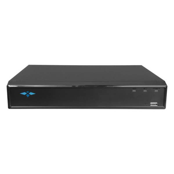 X-Security XS-NVR2108-4K8P X-Security NVR Gravador para câmeras IP - 8 CH IP e 8 portas POE - Gravação máxima de resolução 8 MPX
