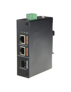 X-SECURITY XS-SW0302HIPOE-G60DIN Switch HiPoE X-Security - 2 puertos PoE + 1 puerto Uplink (SFP) - Velocidad 10/100/1000 Mbps - 