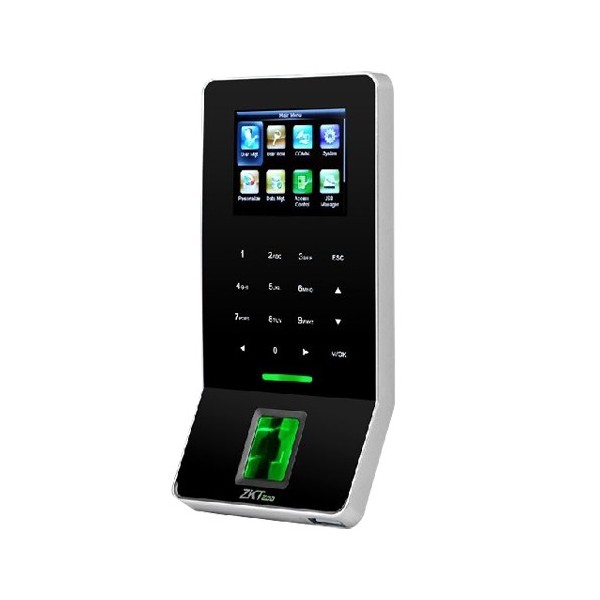 Zkteco ZK-F22 Acesso e controle de presença - Sensor de pegada Bioid, em e cartão PIN - 3.000 pegadas | 30.000 registros - 2.4 &