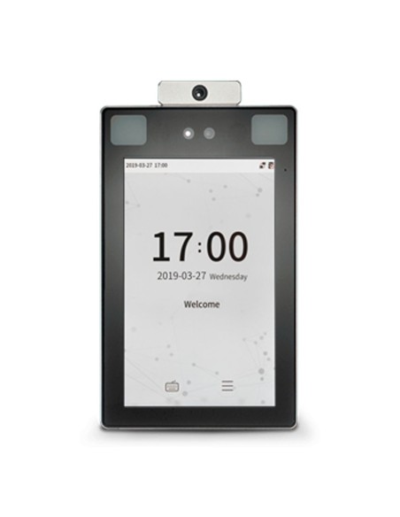 ZKTECO ZK-PROFACEX-TD Control de acceso y presencia - Facial, palma, PIN - 30.000 caras | 1.000.000 registros - 8&quot IPS tácti