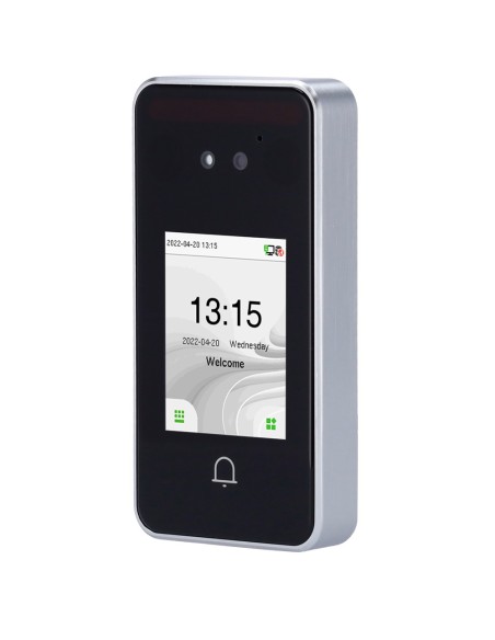 ZKTECO ZK-VL-SPEEDFACE-V3L-LITE-RF-2-W Control de acceso y presencia IP65 - Facial, tarjeta MF y PIN - 3.000 tarjetas | 200.000 