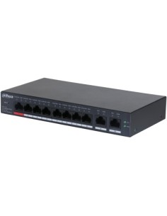 Dahua 1377002 1.0.01.20.11245-9001 (DH-CS4010-8ET-110) Dahua Switch 10 portas Gerenciamento de nuvem 8 PoE