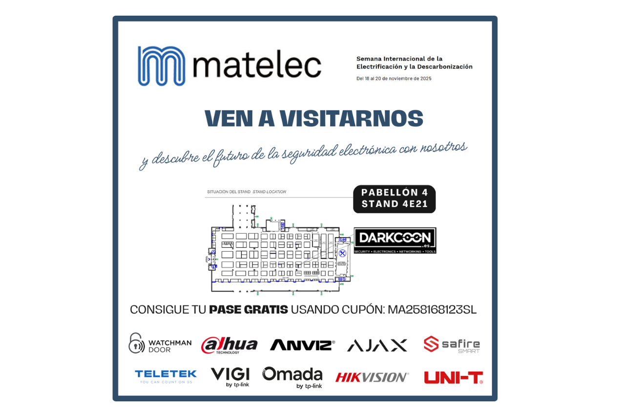 Darkcoon estará presente en MATELEC 2025: innovación, tecnología y seguridad electrónica en IFEMA Madrid