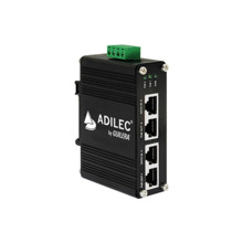 ADILEC EIGHA0004C5+ Inyector Industrial HI-PoE+ 95W Doble. Alimenta hasta 2ch segun IEEE 802.3bt. 2xRJ45 E / 2x RJ45 S. No inclu