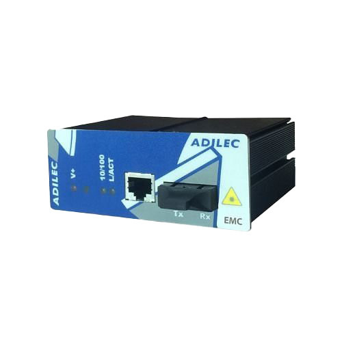ADILEC EMC116M16 Media Converter 10/100TX a 100FX 1550/1310 MonoModo (SM) Stand alone. No incluye FA