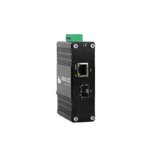 ADILEC EMGDA0101S5 Media Converter Industrial 10/100/1000 1xSFP + 1xRJ45/PoE+(30W)Carril DIN Mini.